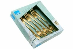 Amefa Austin 1410 Seis Tenedores De Pastelería, Oro Mate 9 Amefa Austin 1410 Seis Tenedores De Pastelería, Oro Mate -KNIVESANDTOOLS Ventas AM1410AUTR06AN6 04 amefa