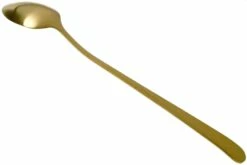 Amefa Austin 1410 Seis Cucharas De Sorbete/Latte Macchiato Cucharas, Oro Mate -KNIVESANDTOOLS Ventas AM1410AUTR06AV6 03 amefa
