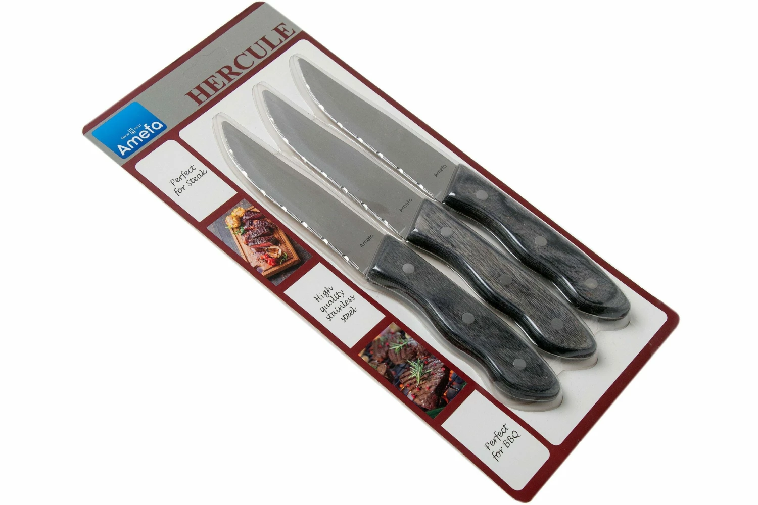 Amefa Hercule XXL 4917 Tres Cuchillos Para Carne 8 Amefa Hercule XXL 4917 Tres Cuchillos Para Carne - Imagen 6