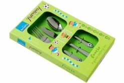 Amefa Footie 8422 Juego De Cubiertos Para Niños, 3-piezas -KNIVESANDTOOLS Ventas AM842200G020A30 04 amefa