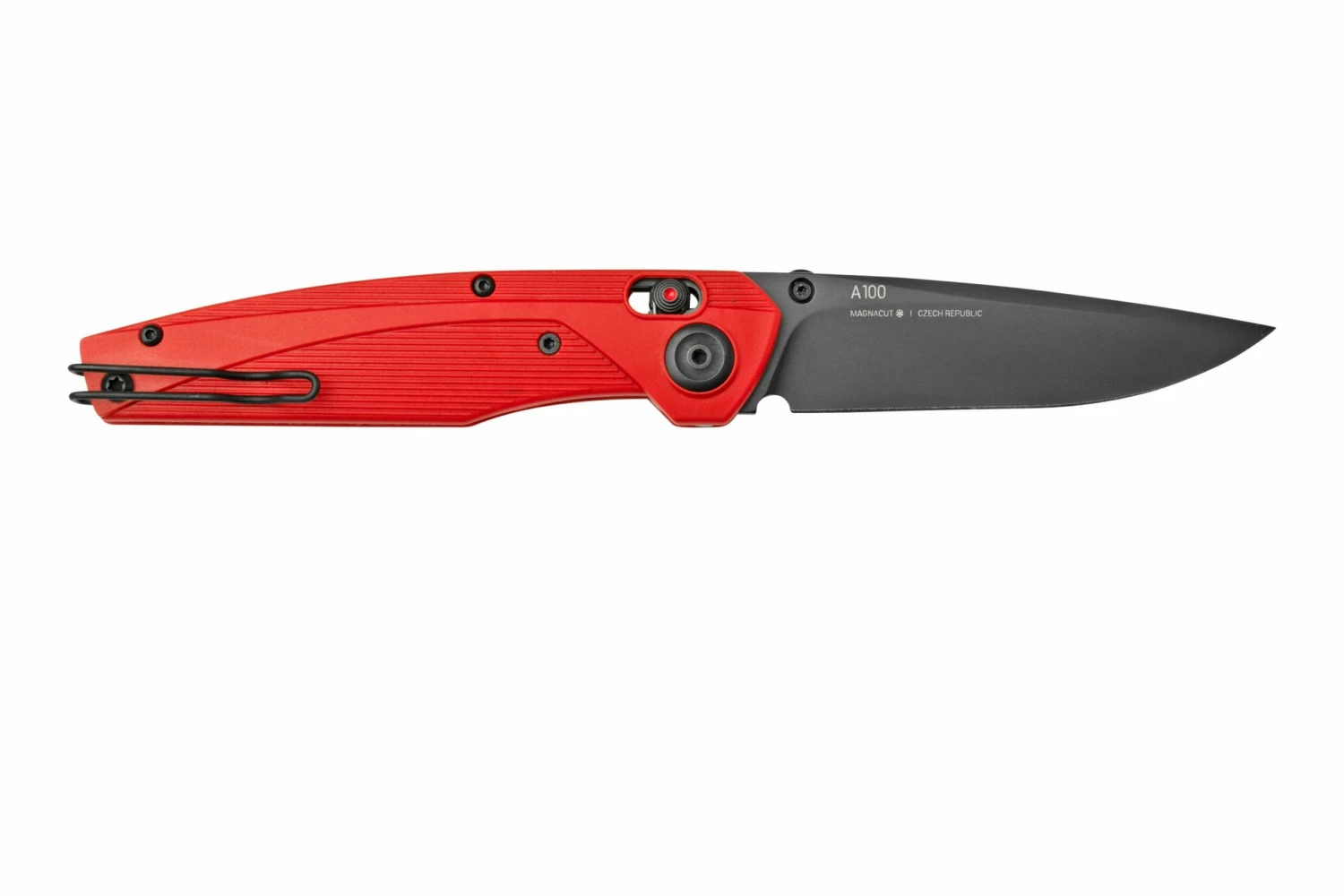 ANV Knives A100 CPM MAGNACUT, DLC, Alock, GRN Red ANVA100-009, Navaja 6 ANV Knives A100 CPM MAGNACUT, DLC, Alock, GRN Red ANVA100-009, Navaja - Imagen 4
