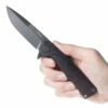 ANV Knives Z100 BB Sleipner Black DLC GRN Linerlock Z100-052, Navaja -KNIVESANDTOOLS Ventas ANVZ100 052 00 anv