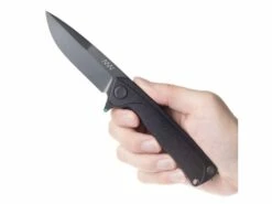 ANV Knives Z100 BB Sleipner Black DLC GRN Linerlock Z100-052, Navaja