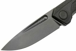 ANV Knives Z200 Sleipner, Black DLC, GRN, Linerlock Z200-040 Navaja -KNIVESANDTOOLS Ventas ANVZ200 040 03 anv knives
