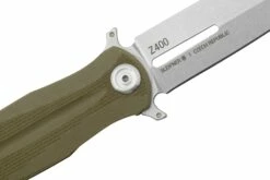 ANV Z400 Sleipner Linerlock, G10 Olive, Z400-006, Navaja -KNIVESANDTOOLS Ventas ANVZ400 006 05 anv