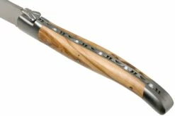 Laguiole En Aubrac CCF99OLIHL Juego De Cubiertos De 4 Piezas De Madera De Olivo -KNIVESANDTOOLS Ventas AUCCF99OLIHL 04 laguiole en aubrac
