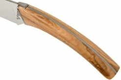 Laguiole En Aubrac Le Buron Cuchillo De Queso De Madera De Olivo, KMF99OLI -KNIVESANDTOOLS Ventas AUKMF99OLI 07 laguiole en aubrac aukmf99oli 07