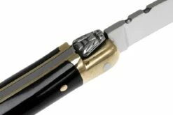 Laguiole En Aubrac Mini Navaja, De Cuerno De Búfalo L0207BUL -KNIVESANDTOOLS Ventas AUL0207BUL 05 laguiole en aubrac ktaul0207bul 05