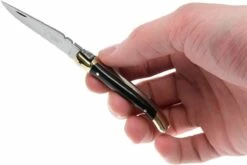 Laguiole En Aubrac Mini Navaja, De Cuerno De Búfalo L0207BUL -KNIVESANDTOOLS Ventas AUL0207BUL 08 laguiole en aubrac ktaul0207bul 08