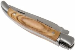 Laguiole En Aubrac Navaja 7 Cm De Madera De Olivo, L0207OLI-SSB1 -KNIVESANDTOOLS Ventas AUL0207OLI SSB1 04 laguiole en aubrac aul0207oli ssb1 04