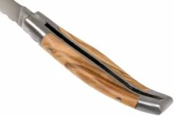Laguiole En Aubrac Navaja 7 Cm De Madera De Olivo, L0207OLI-SSB1 -KNIVESANDTOOLS Ventas AUL0207OLI SSB1 05 laguiole en aubrac aul0207oli ssb1 05