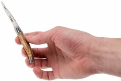 Laguiole En Aubrac Navaja 7 Cm De Madera De Olivo, L0207OLI-SSB1 -KNIVESANDTOOLS Ventas AUL0207OLI SSB1 08 laguiole en aubrac aul0207oli ssb1 08