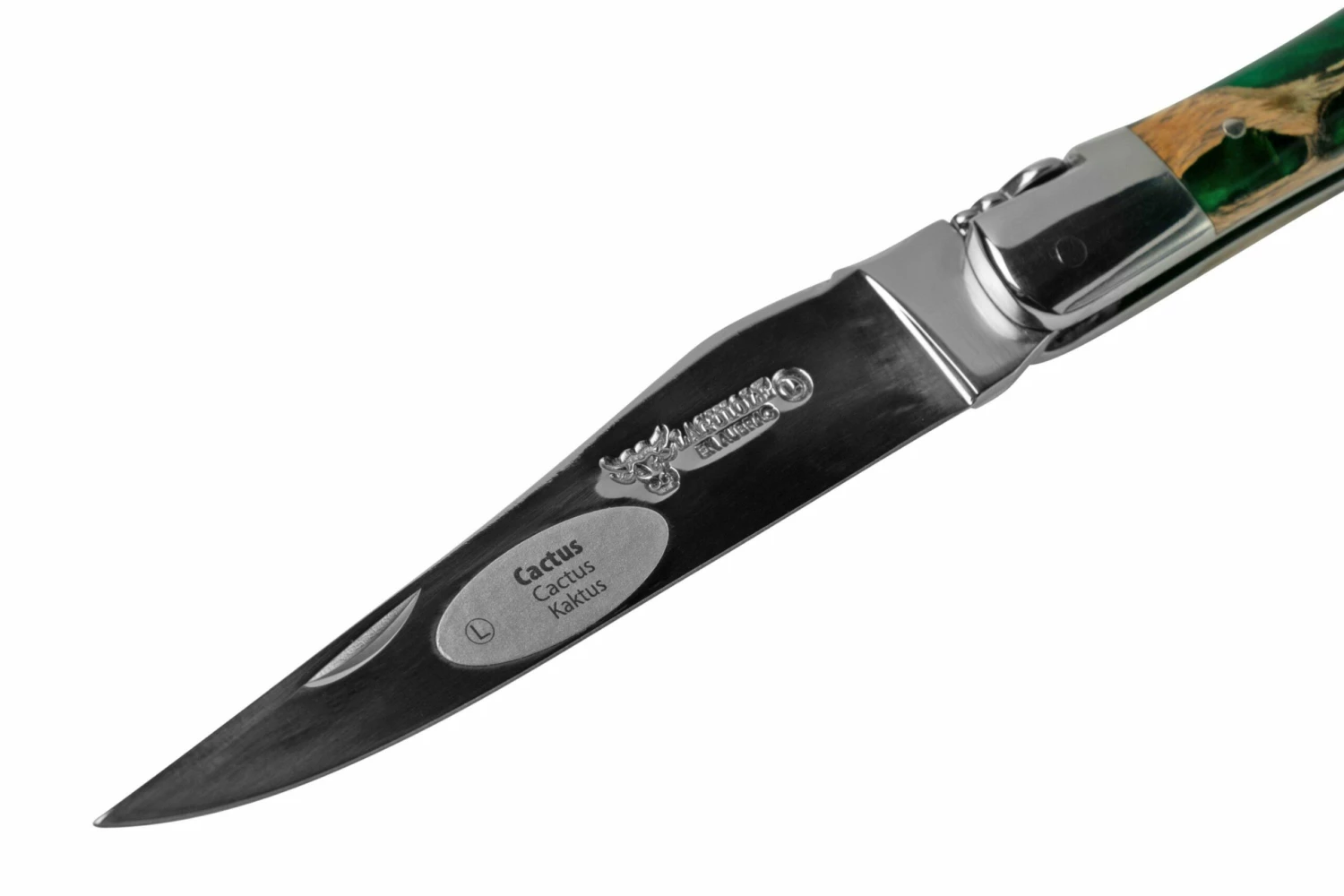 Laguiole En Aubrac Green Cholla Cactus L0212CA9IF Madera De Cactus, Pulida, Laguiole Navaja, 12 Cm 5 Laguiole En Aubrac Green Cholla Cactus L0212CA9IF Madera De Cactus, Pulida, Laguiole Navaja, 12 Cm - Imagen 3