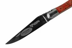 Laguiole En Aubrac 12cm Navaja Laguiole álamo Rojo Burl Brillante S/st -KNIVESANDTOOLS Ventas AUL0212LPRIFSJ1 03 laguioleaubrac