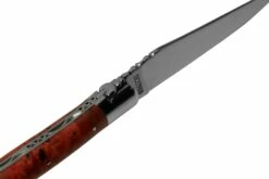 Laguiole En Aubrac 12cm Navaja Laguiole álamo Rojo Burl Brillante S/st -KNIVESANDTOOLS Ventas AUL0212LPRIFSJ1 06 laguioleaubrac