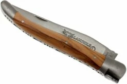 Laguiole En Aubrac Classic 12cm De Madera De Olivo L0212OLI-FSB1 -KNIVESANDTOOLS Ventas AUL0212OLI FSB1 03 laguiole en aubrac aul0212oli fsb1 03