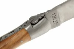 Laguiole En Aubrac Classic 12cm De Madera De Olivo L0212OLI-FSB1 -KNIVESANDTOOLS Ventas AUL0212OLI FSB1 04 laguiole en aubrac aul0212oli fsb1 04
