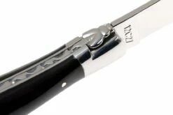 Laguiole En Aubrac 12cm Navaja Con Sacacorcho, De Cuerno De Búfalo L0312BUI-FSI1 -KNIVESANDTOOLS Ventas AUL0312BUI FSI1 06 laguiole en aubrac aul0312bui fsi1 06