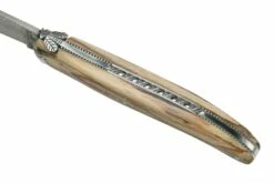 Laguiole En Aubrac Le Perlé 12 Cm L0512WA6J3DB Balbach Damast Full Handle Madera De Haya -KNIVESANDTOOLS Ventas AUL0512WA6J3DB 07 laguioleaubrac