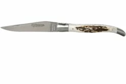 Laguiole En Aubrac 12cm Double Plates, Stag Horn Limado A Mano, L0712BCI/FSB1