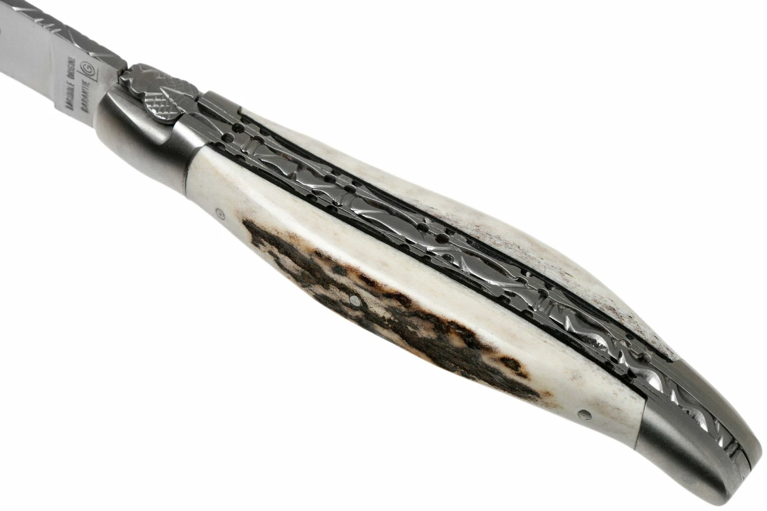 Laguiole En Aubrac 12cm Double Plates, Stag Horn Limado A Mano, L0712BCI/FSB1 9 Laguiole En Aubrac 12cm Double Plates, Stag Horn Limado A Mano, L0712BCI/FSB1 - Imagen 7