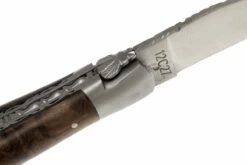 Laguiole En Aubrac 12cm Double Plates, Walnut Burl Limado A Mano, L0712LYI-FSB1 -KNIVESANDTOOLS Ventas AUL0712LYI FSB1 04 laguiole en aubrac aul0712lyi fsb1 04