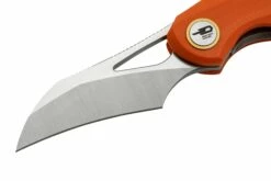 Bestech Bihai Stonewashed Satin, Orange G10 BG53B-1 Navaja, Diseño Ostap Hel -KNIVESANDTOOLS Ventas BHBG53B 1 03 bestech