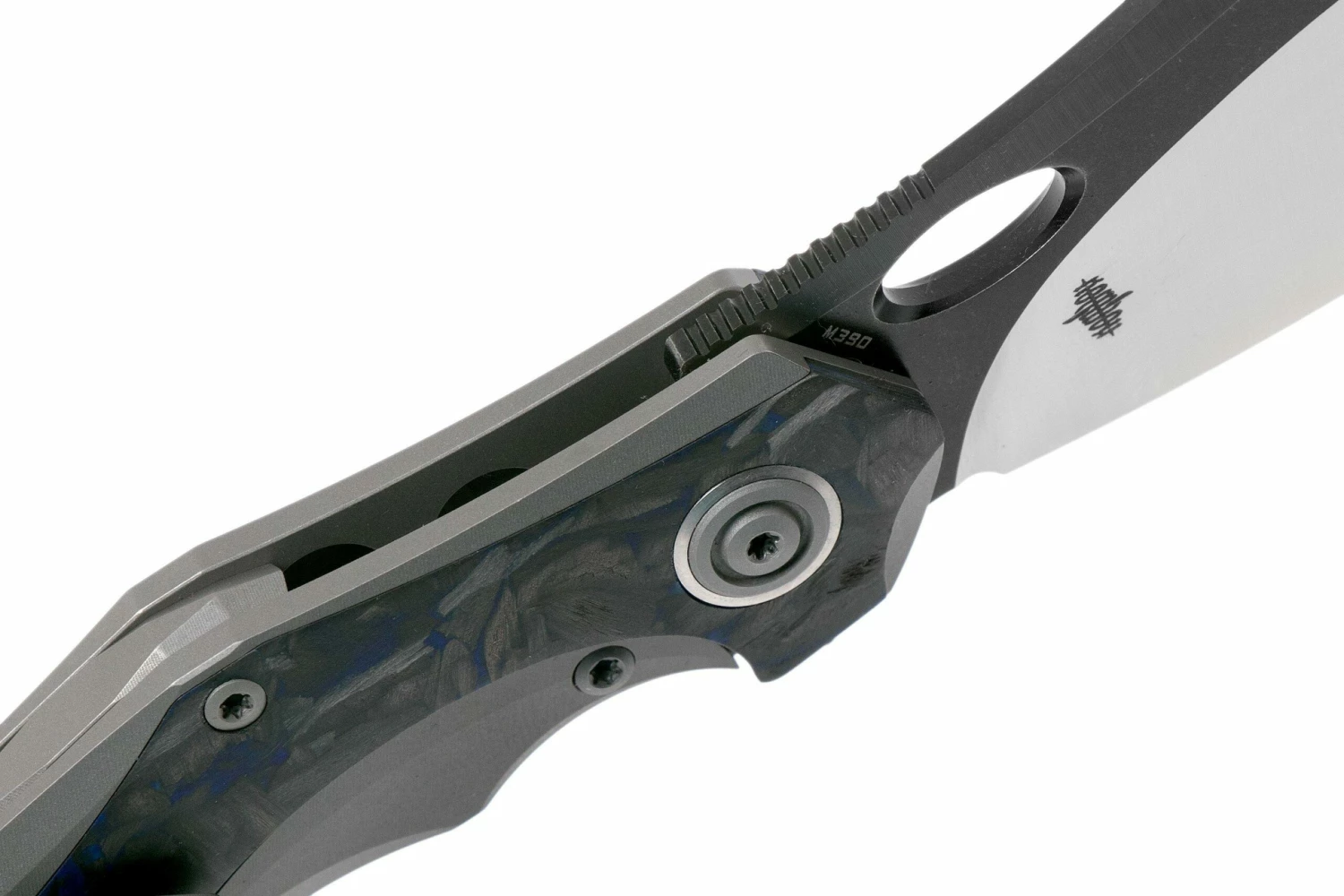 Bestech Nogard BT2105A Titanium, Blue Marble Fibra De Carbono Navaja, Kombou Design 8 Bestech Nogard BT2105A Titanium, Blue Marble Fibra De Carbono Navaja, Kombou Design - Imagen 6