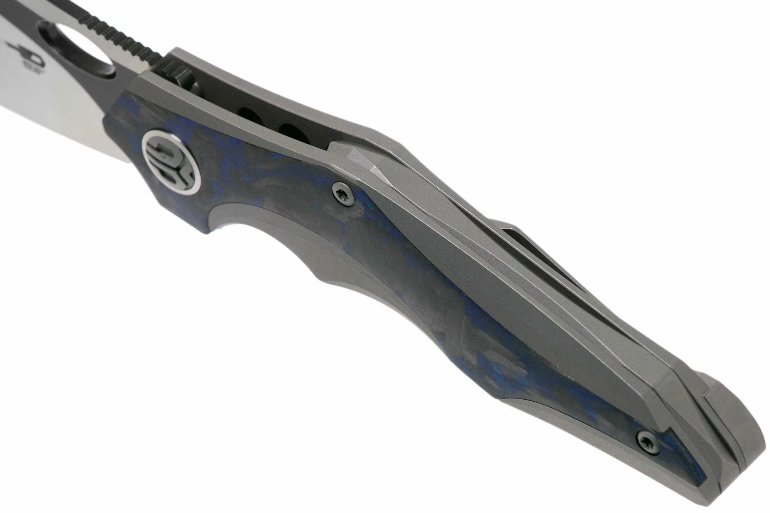 Bestech Nogard BT2105A Titanium, Blue Marble Fibra De Carbono Navaja, Kombou Design 9 Bestech Nogard BT2105A Titanium, Blue Marble Fibra De Carbono Navaja, Kombou Design - Imagen 7