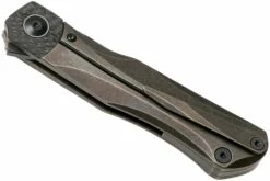 Bestech Thyra BT2106C Bronze Stonewashed Titanium, Carbon Fibre Bolster, Blackwashed Navaja, Diseño Kombou -KNIVESANDTOOLS Ventas BHBT2106C 04 bestech