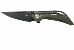 Bestech Vigil BT2201D Stonewashed Bronze Titanium, Black Navaja, Diseño Kombou