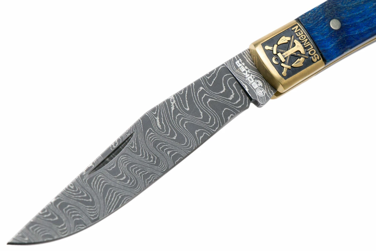 Böker Trapper Uno Annual 2021 Damascus 1132021DAM Limited Edition Navaja 5 Böker Trapper Uno Annual 2021 Damascus 1132021DAM Limited Edition Navaja - Imagen 3