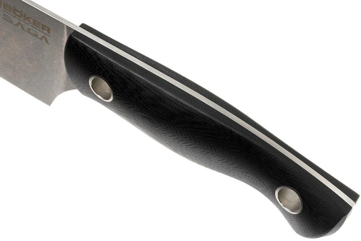 Böker 130267, Saga Cuchillo De Chef 20cm, Stonewash Finish 7 Böker 130267, Saga Cuchillo De Chef 20cm, Stonewash Finish - Imagen 5
