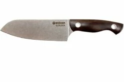 Böker 130366, Saga Cuchillo Santoku 16cm, Grenadill