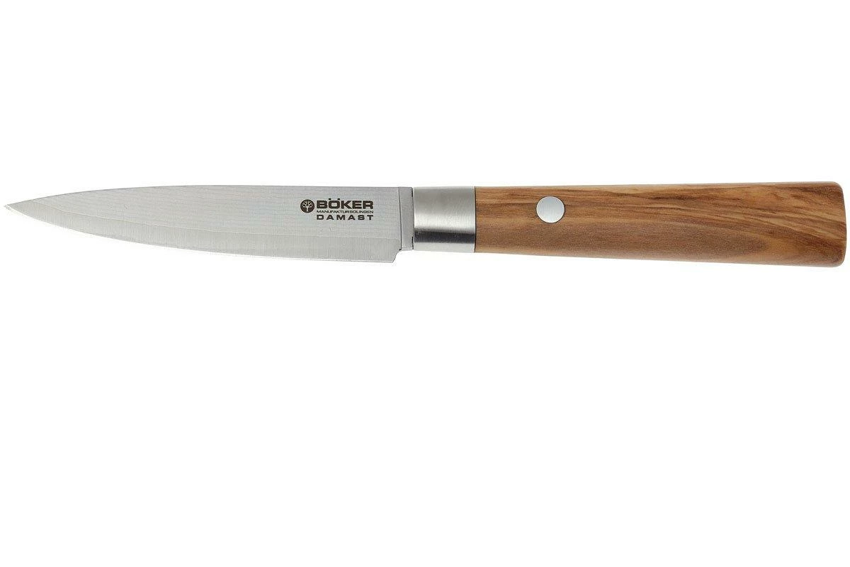 Böker Damast Olive 10 Cm Cuchillo Puntilla, 130430DAM 3 Böker Damast Olive 10 Cm Cuchillo Puntilla, 130430DAM