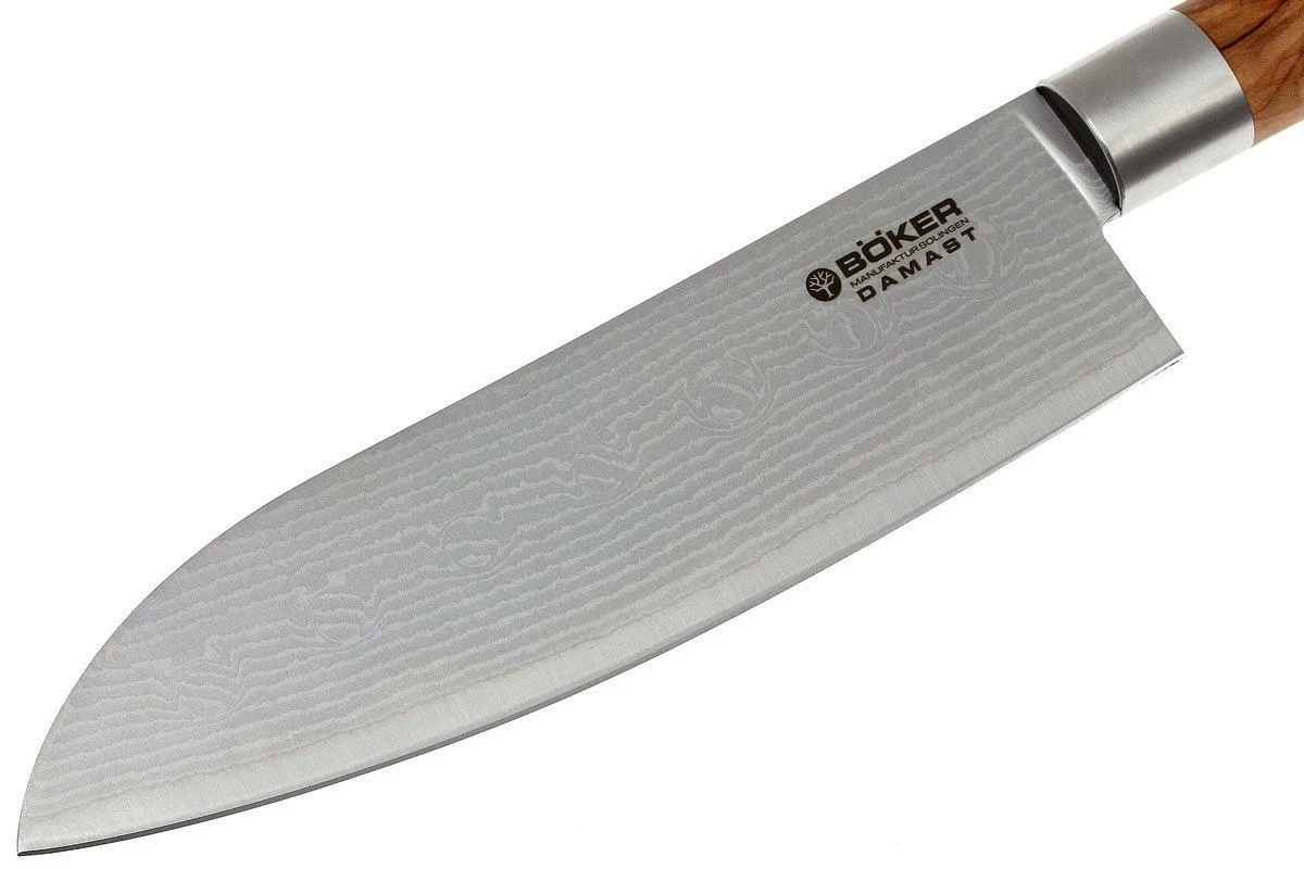 Böker Damast Olive 17,2 Cm Santoku, 130437DAM 4 Böker Damast Olive 17,2 Cm Santoku, 130437DAM - Imagen 2