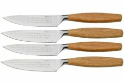 Boska Oslo+ 320031 Roble, Juego De Cuchillos Para Carne De 4 Piezas