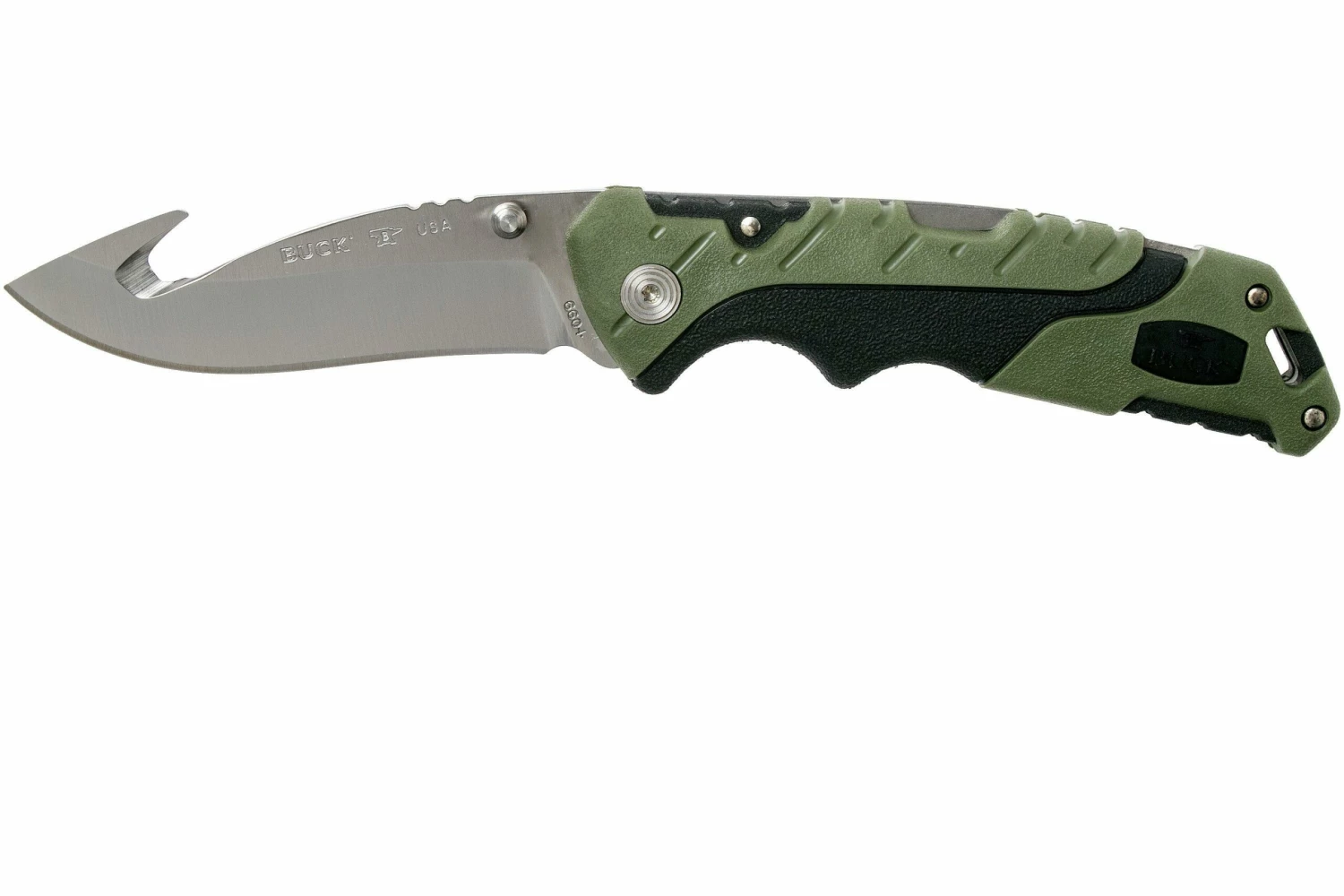 Buck Folding Pursuit Guthook Large 660GRG Cuchillo De Caza 3 Buck Folding Pursuit Guthook Large 660GRG Cuchillo De Caza
