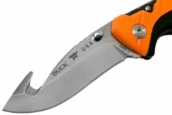 Buck Folding Pursuit Pro Guthook Large 660ORG Orange Cuchillo De Caza -KNIVESANDTOOLS Ventas BUCK660ORG 03 buck