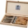 Claude Dozorme Laguiole Juego De Cuchillos Para Carne 6-unidades, Madera De Enebro -KNIVESANDTOOLS Ventas CD2 60 001 47 01 claude dozorme cd2 60 001 47 01