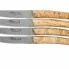 Claude Dozorme Le Thiers Juego De Cuchillos Para Carne 4-piezas, Madera De Abedul Negra -KNIVESANDTOOLS Ventas CD2 90 079 66N 01 claude dozorme