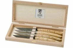 Claude Dozorme Le Thiers Juego De Cuchillos Para Carne 4-piezas, Madera De Abedul Negra 13 Claude Dozorme Le Thiers Juego De Cuchillos Para Carne 4-piezas, Madera De Abedul Negra -KNIVESANDTOOLS Ventas CD2 90 079 66N 06 claude dozorme