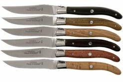 Claude Dozorme Laguiole Juego De Cuchillos Para Carne 6-unidades, Varios Tipos De Madera -KNIVESANDTOOLS Ventas CD5 60 001 16 03 claude dozorme cd5 60 001 16 03