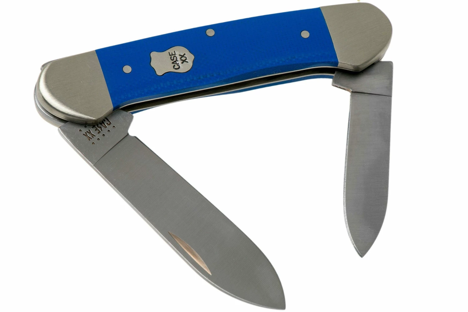 Case Canoe Blue G10 Smooth, 16743, 102131 SS Navaja 3 Case Canoe Blue G10 Smooth, 16743, 102131 SS Navaja