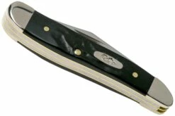 Case Peanut Rough Black Synthetic, 18225, 6220 SS Navaja -KNIVESANDTOOLS Ventas CE18225 04 case