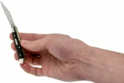 Case Peanut Rough Black Synthetic, 18225, 6220 SS Navaja -KNIVESANDTOOLS Ventas CE18225 05 case