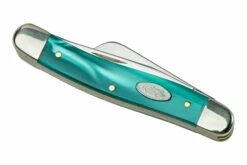 Case Medium Stockman Aqua Kirinite SparXX, 18583, 10318 SS Navaja -KNIVESANDTOOLS Ventas CE18583 04 case