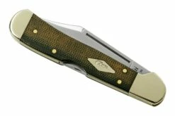 Case Mini CopperLock 23475 Green And Black Micarta, Navaja -KNIVESANDTOOLS Ventas CE23475 06 case