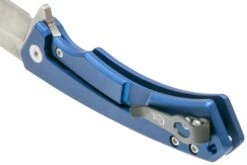 Case The Marilla, Blue Anodized Aluminum, S35VN, Black G10 Inlay, 25882 Navaja -KNIVESANDTOOLS Ventas CE25882 05 case