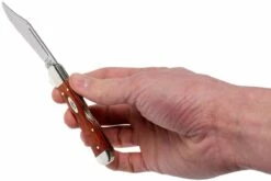 Case Mini Copperlock Smooth Chestnut Bone, 28704, 61749L SS Navaja -KNIVESANDTOOLS Ventas CE28704 07 case ce28704 07